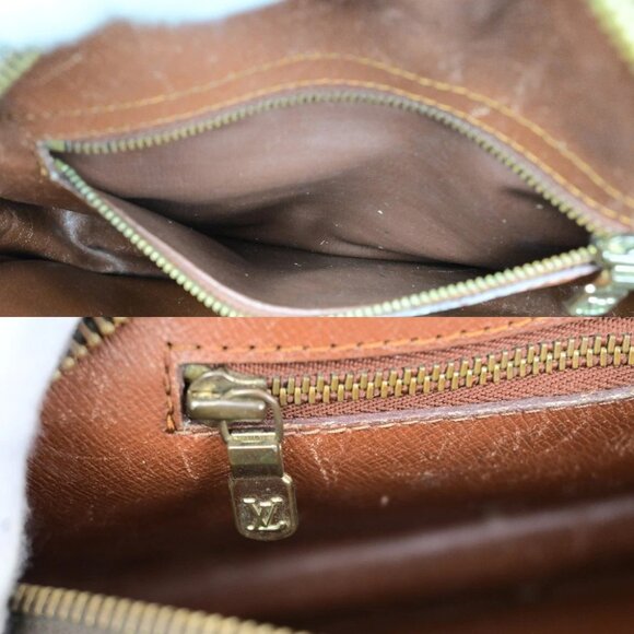 LOUIS VUITTON Senlis Shoulder Bag Monogram Leather Brown France M51222 67YH028 - Picture 3 of 16